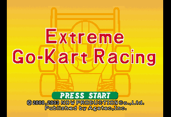 Extreme Go-Kart Racing Title Screen